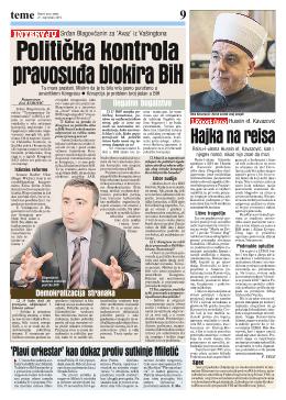 Politička korupcija je broj jedan u BiH