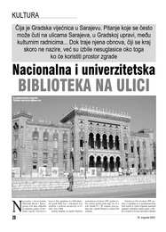 Nacionalna i univerzitetska  BIBLIOTEKA NA ULICI
