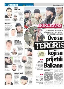 Ovo su teroristi koji su prijetili Balkanu